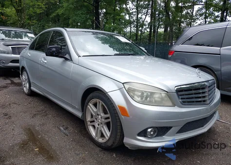 2008 Mercedes-Benz C 350 Sport из США, поврежденный, VIN WDDGF56X48F016019